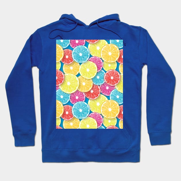 Citrus fruit slices pop art 2 Hoodie by katerinamk